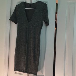 Windsor Grey Heathered Body Con dress
